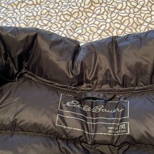 Eddie Bauer down jacket petite X-Large , blackl, new with tags
